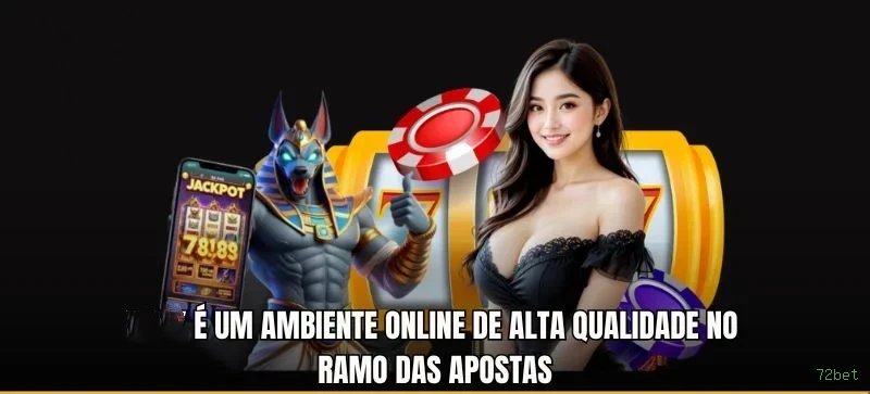 Imagem promocional da 72bet mostrando a plataforma e suas vantagens